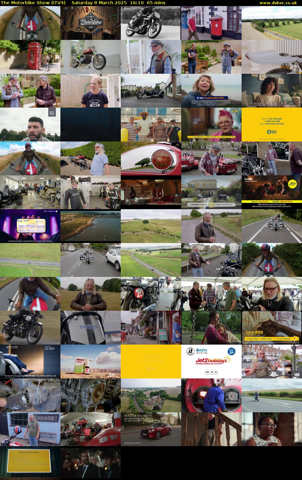 The Motorbike Show (ITV4) Saturday 8 March 2025 16:10 - 17:15