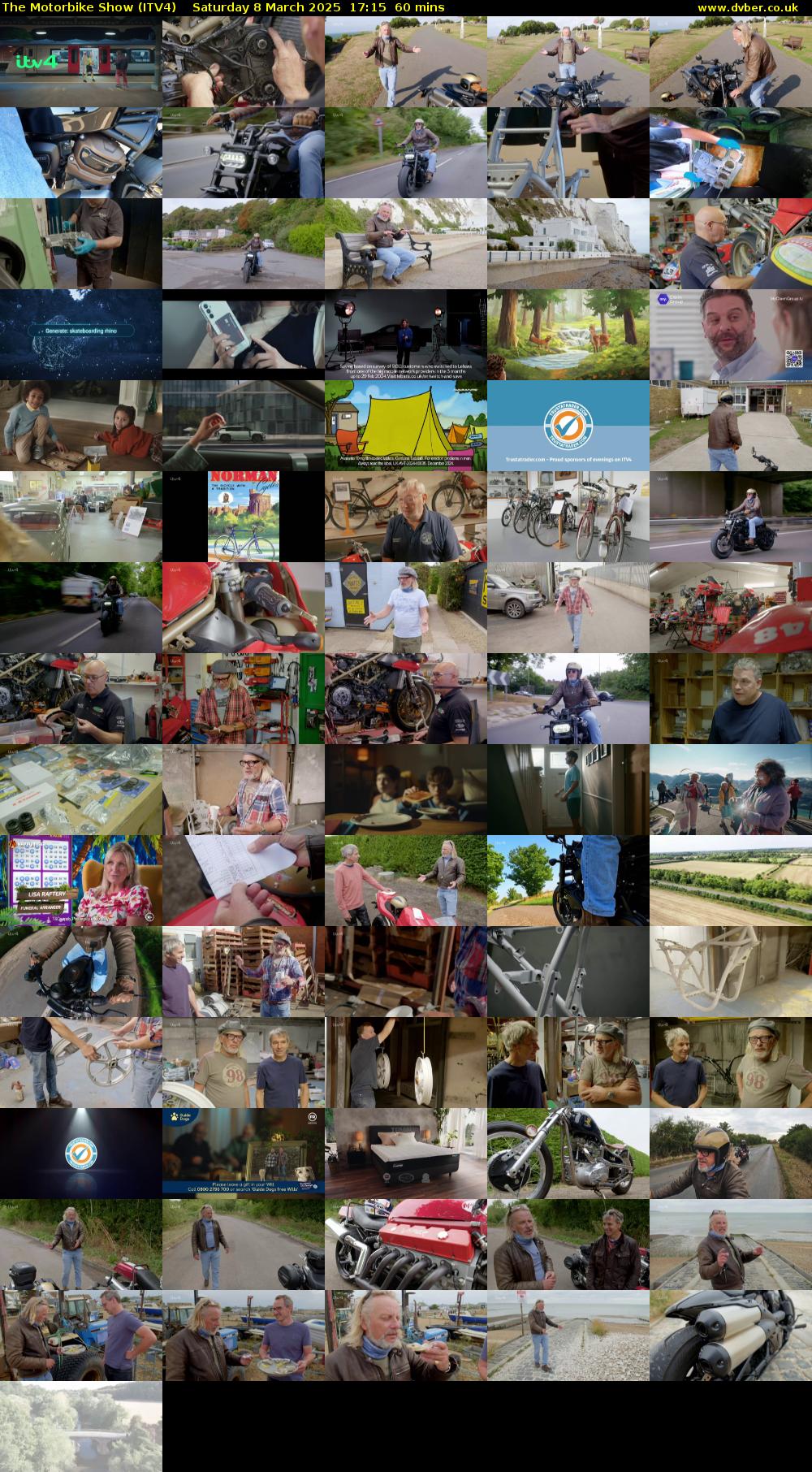 The Motorbike Show (ITV4) Saturday 8 March 2025 17:15 - 18:15
