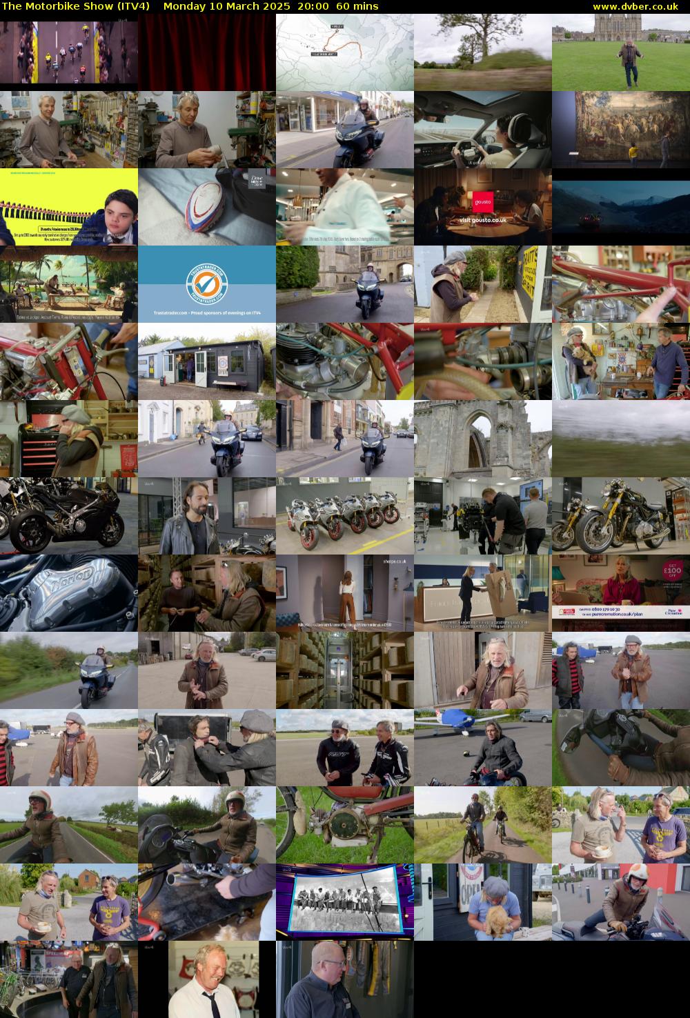 The Motorbike Show (ITV4) Monday 10 March 2025 20:00 - 21:00