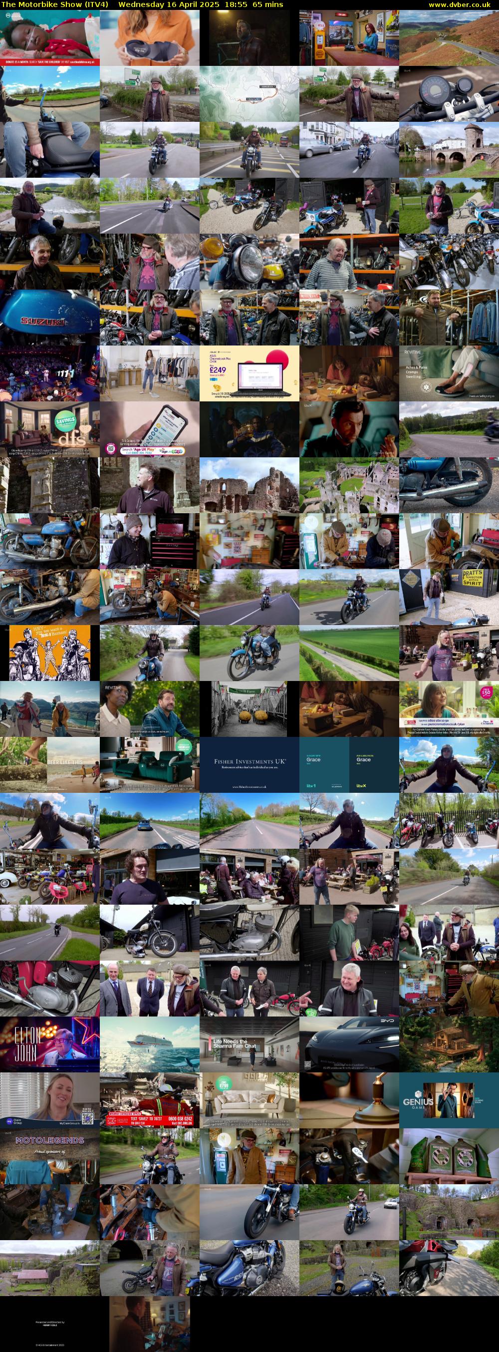 The Motorbike Show (ITV4) Wednesday 16 April 2025 18:55 - 20:00
