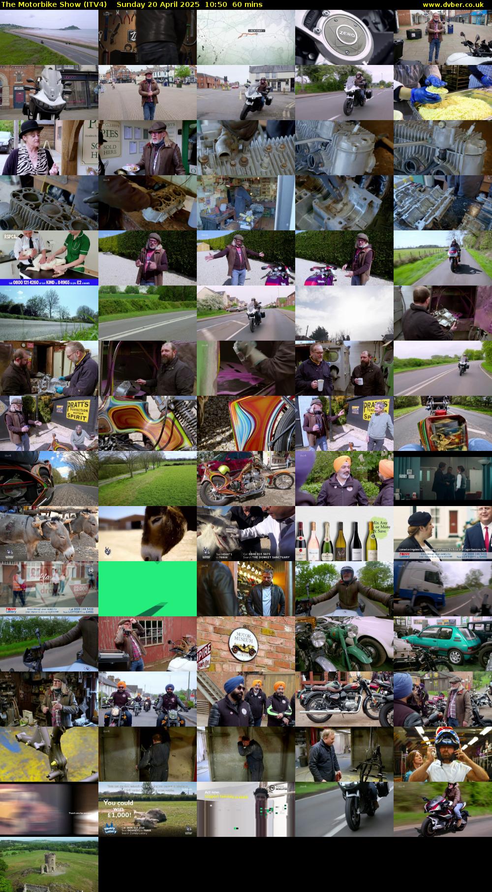 The Motorbike Show (ITV4) Sunday 20 April 2025 10:50 - 11:50