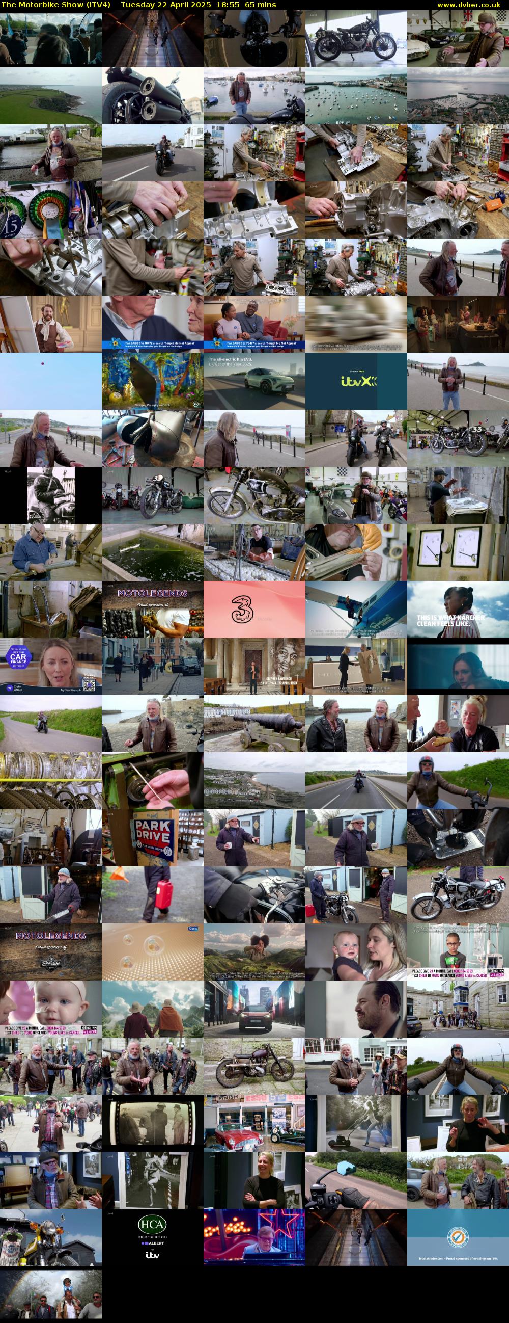 The Motorbike Show (ITV4) Tuesday 22 April 2025 18:55 - 20:00