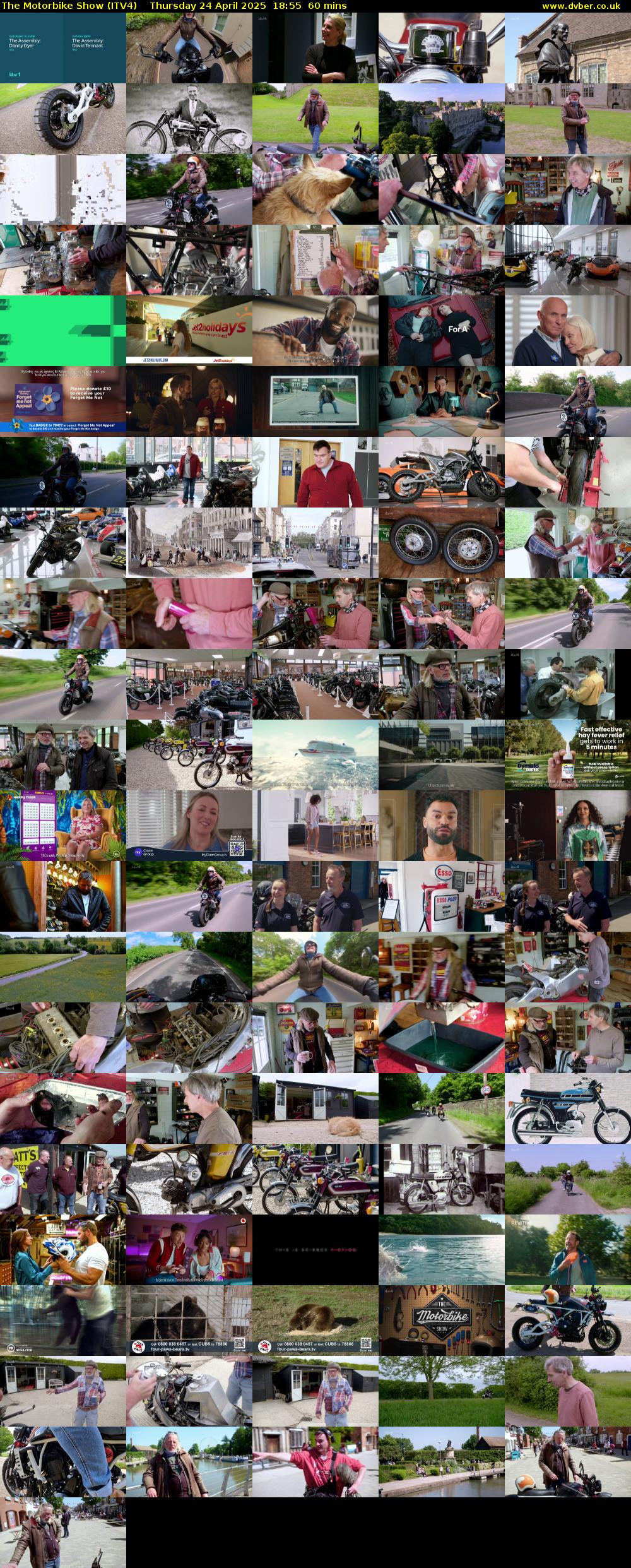 The Motorbike Show (ITV4) Thursday 24 April 2025 18:55 - 19:55