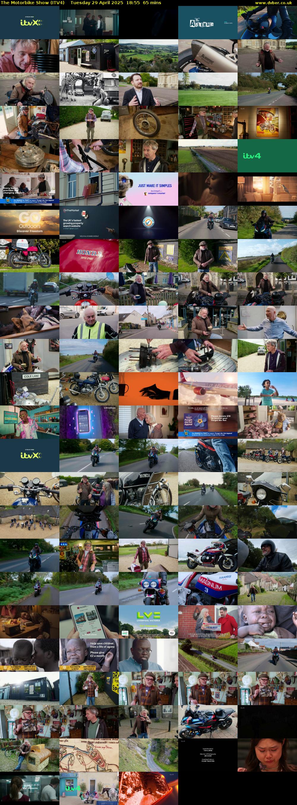 The Motorbike Show (ITV4) Tuesday 29 April 2025 18:55 - 20:00