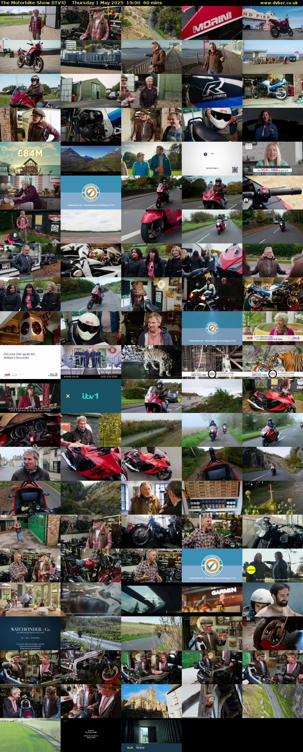 The Motorbike Show (ITV4) Thursday 1 May 2025 19:00 - 20:00