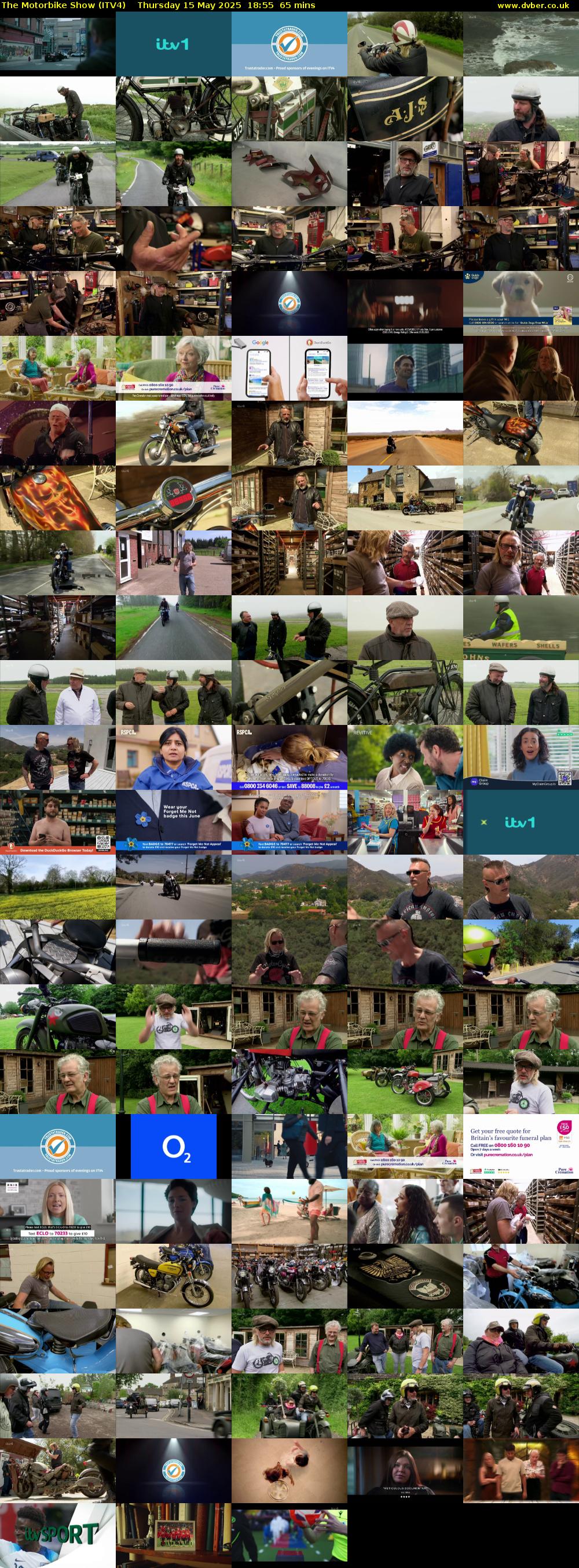 The Motorbike Show (ITV4) Thursday 15 May 2025 18:55 - 20:00