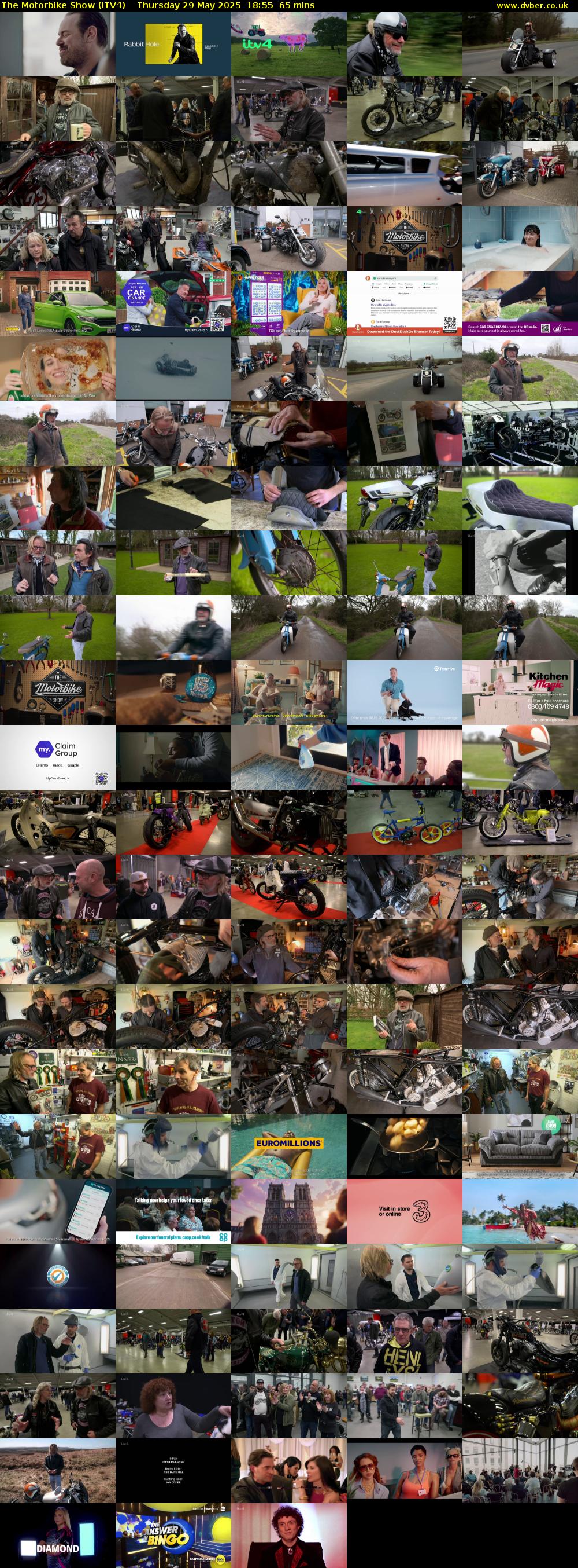 The Motorbike Show (ITV4) Thursday 29 May 2025 18:55 - 20:00