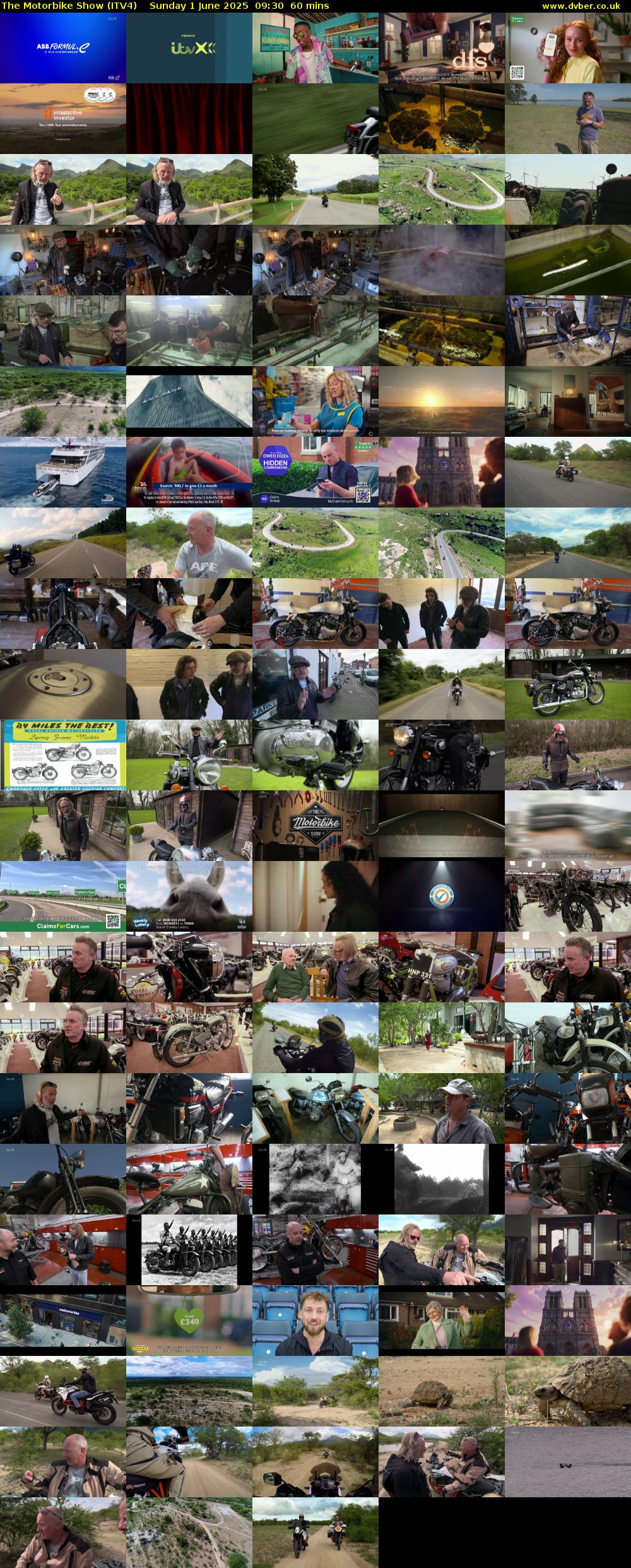 The Motorbike Show (ITV4) Sunday 1 June 2025 09:30 - 10:30