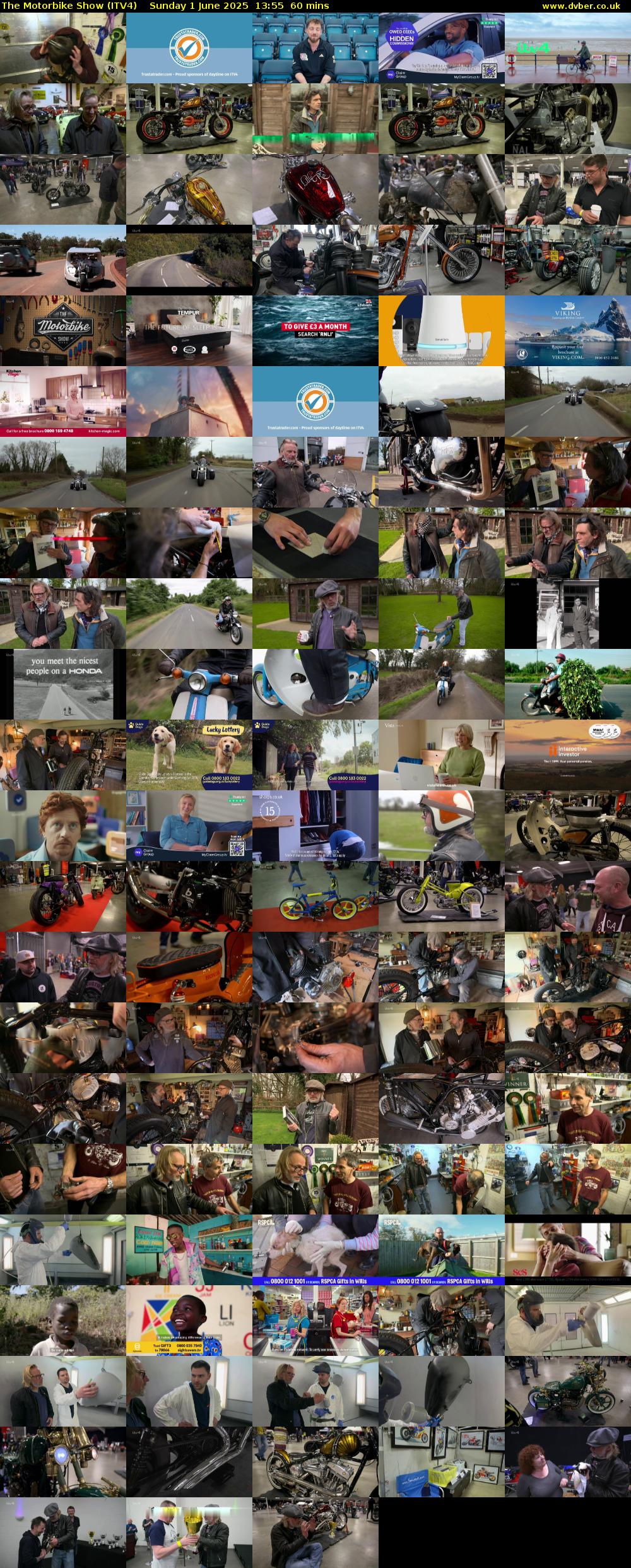 The Motorbike Show (ITV4) Sunday 1 June 2025 13:55 - 14:55