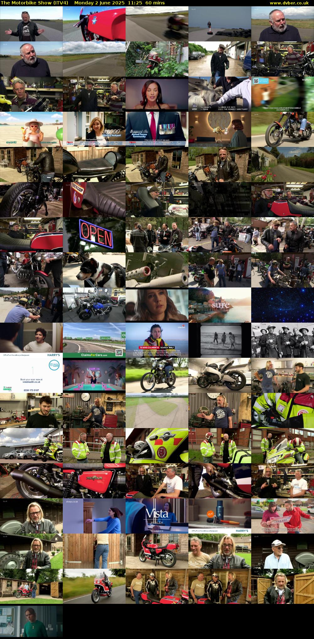 The Motorbike Show (ITV4) Monday 2 June 2025 11:25 - 12:25