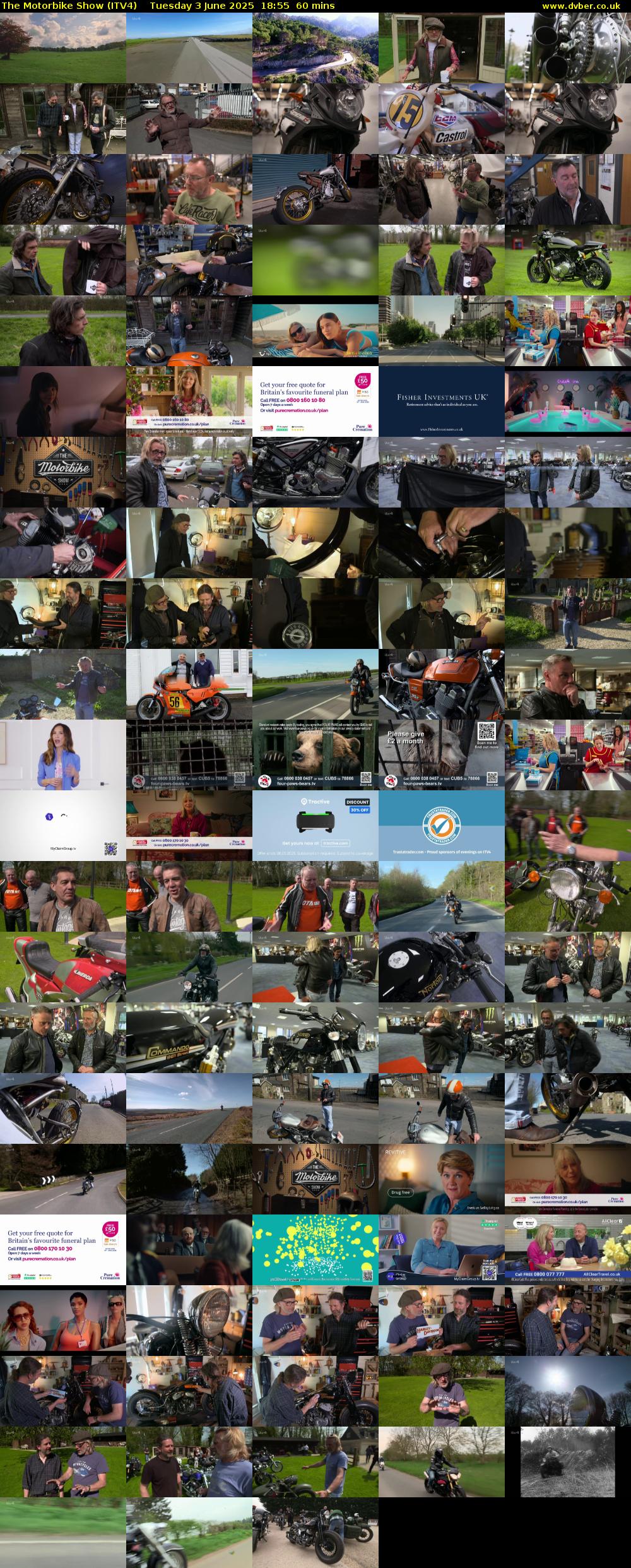The Motorbike Show (ITV4) Tuesday 3 June 2025 18:55 - 19:55