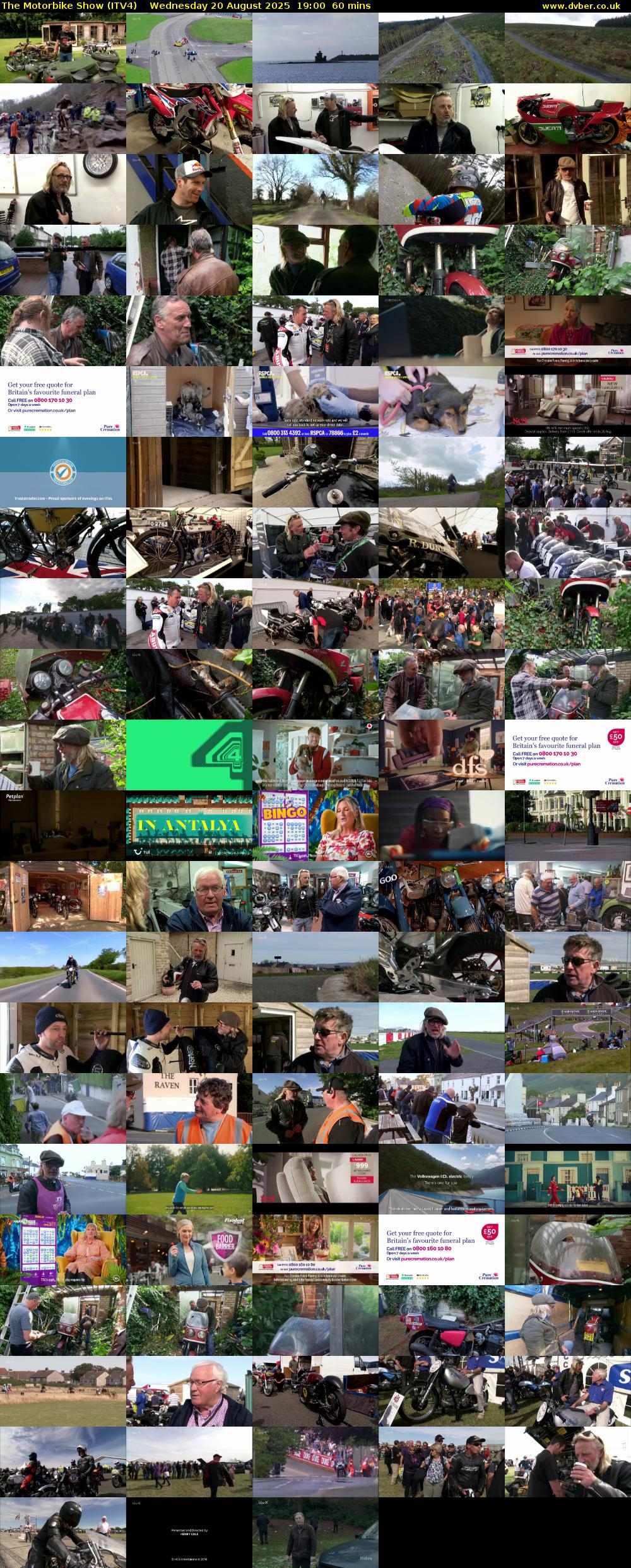 The Motorbike Show (ITV4) Wednesday 20 August 2025 19:00 - 20:00