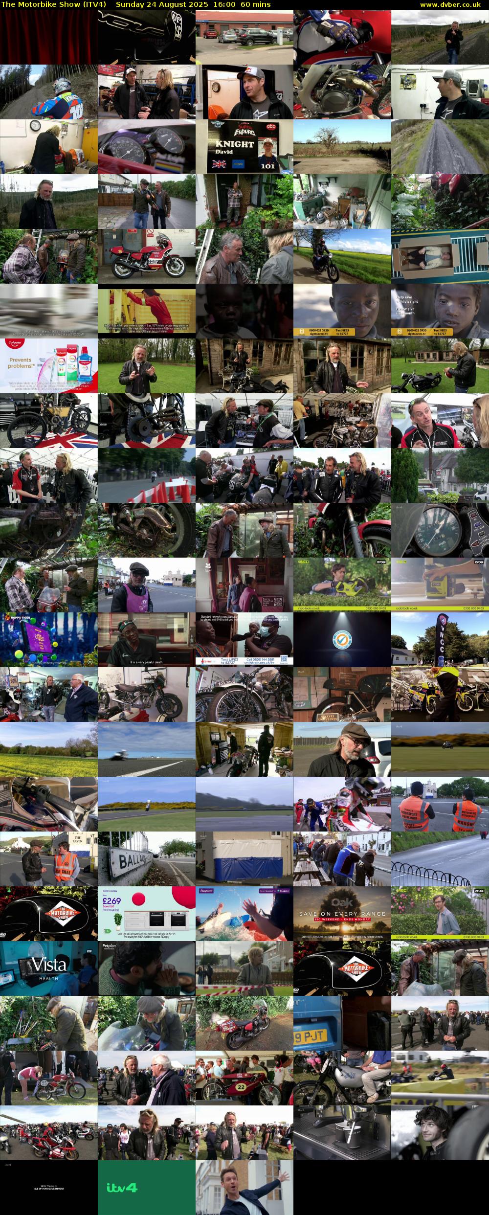 The Motorbike Show (ITV4) Sunday 24 August 2025 16:00 - 17:00
