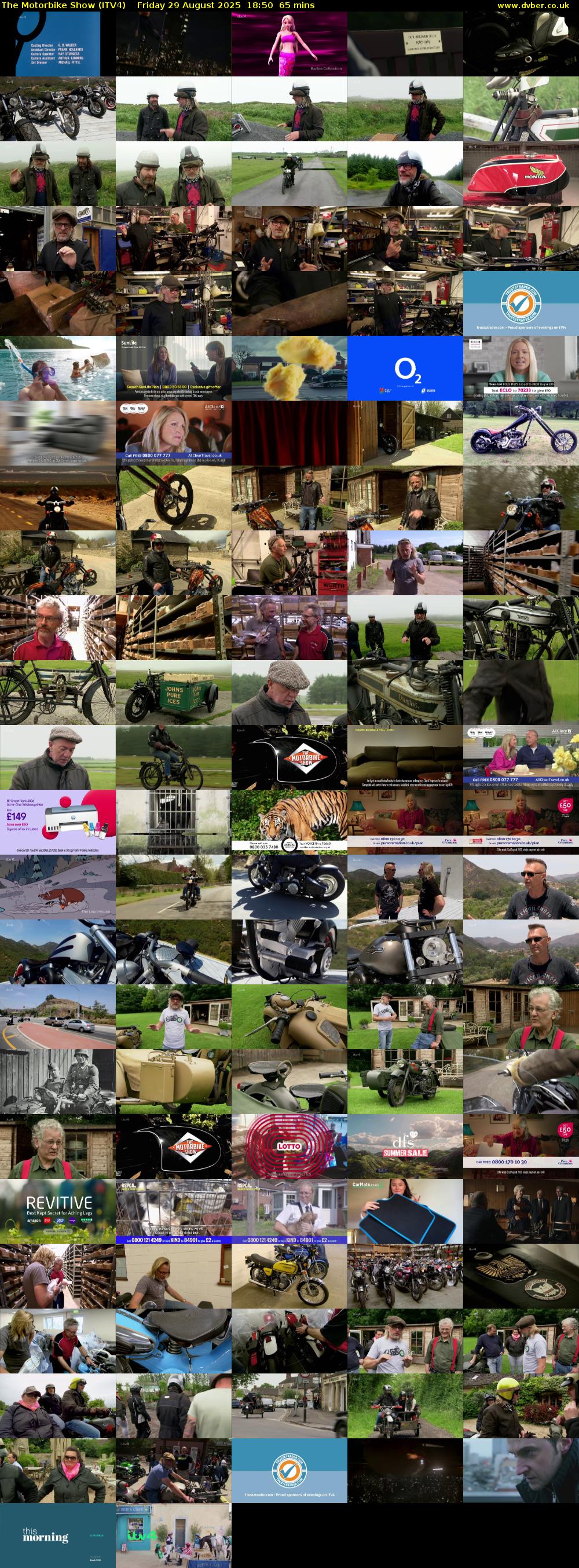 The Motorbike Show (ITV4) Friday 29 August 2025 18:50 - 19:55