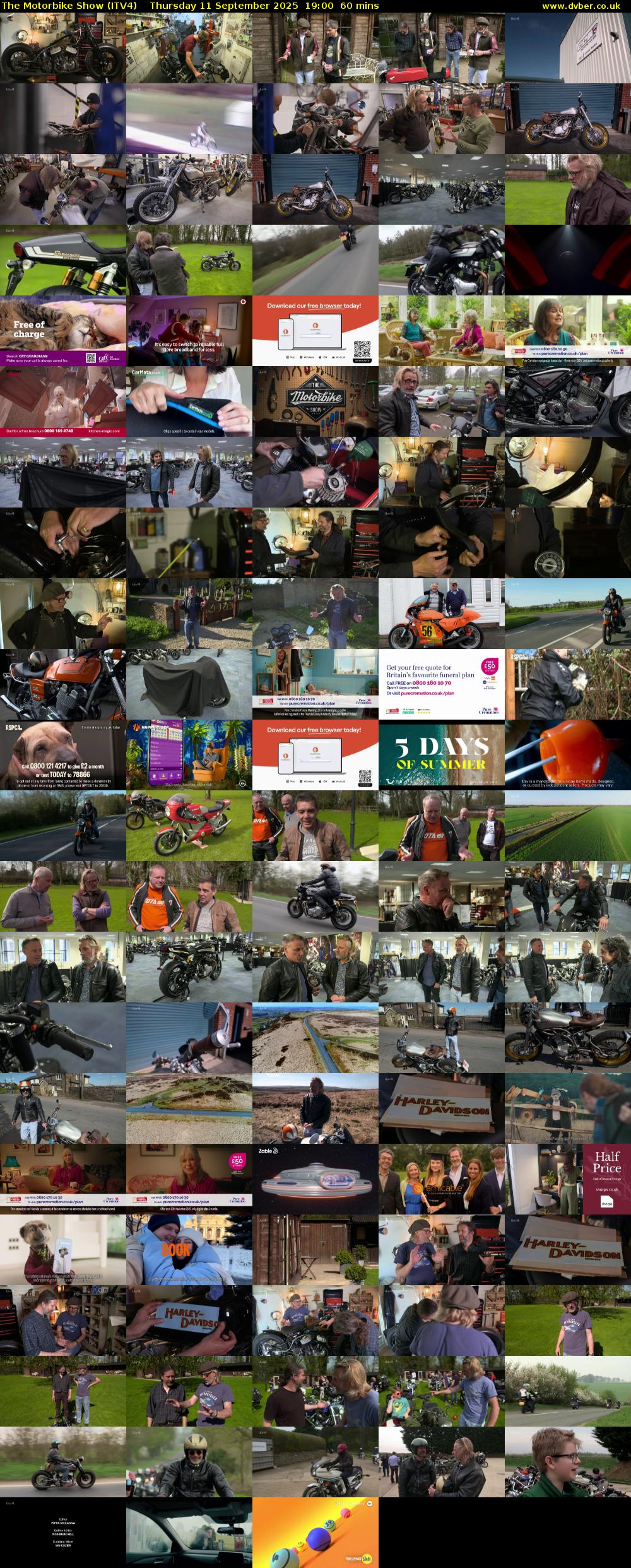 The Motorbike Show (ITV4) Thursday 11 September 2025 19:00 - 20:00