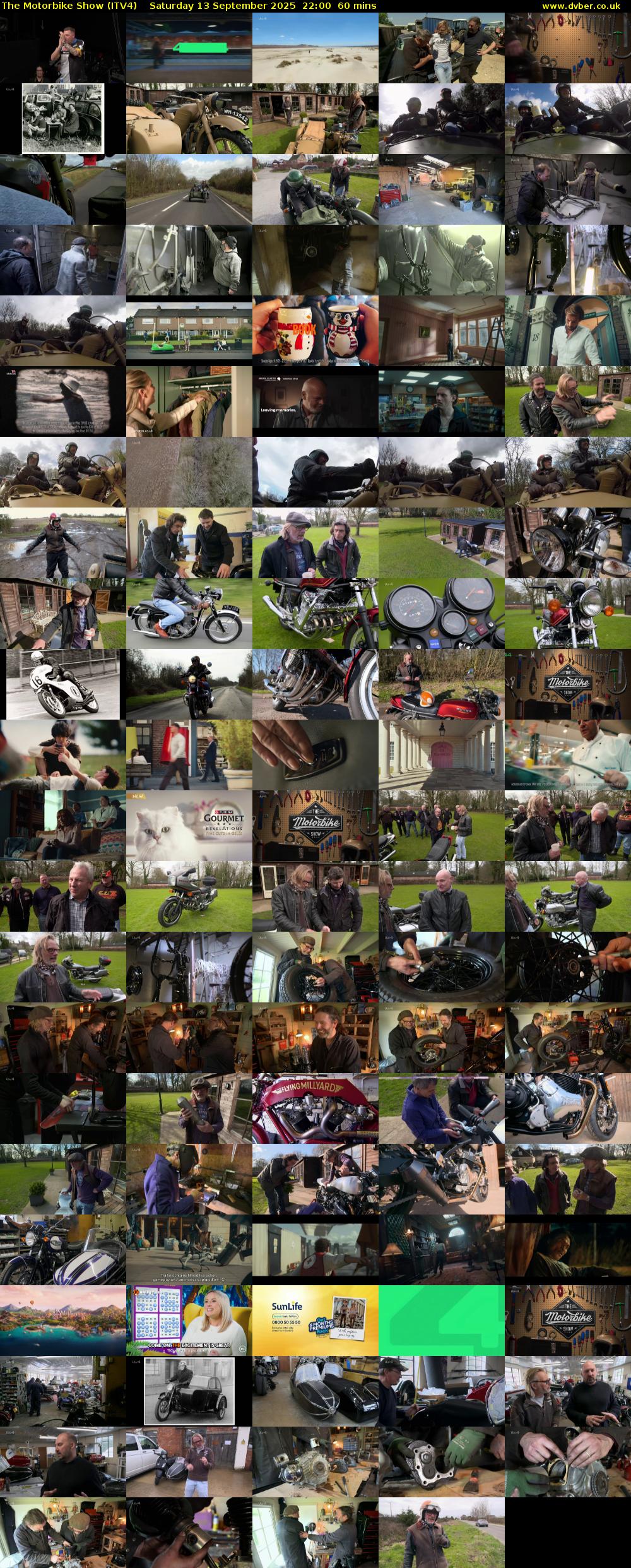 The Motorbike Show (ITV4) Saturday 13 September 2025 22:00 - 23:00