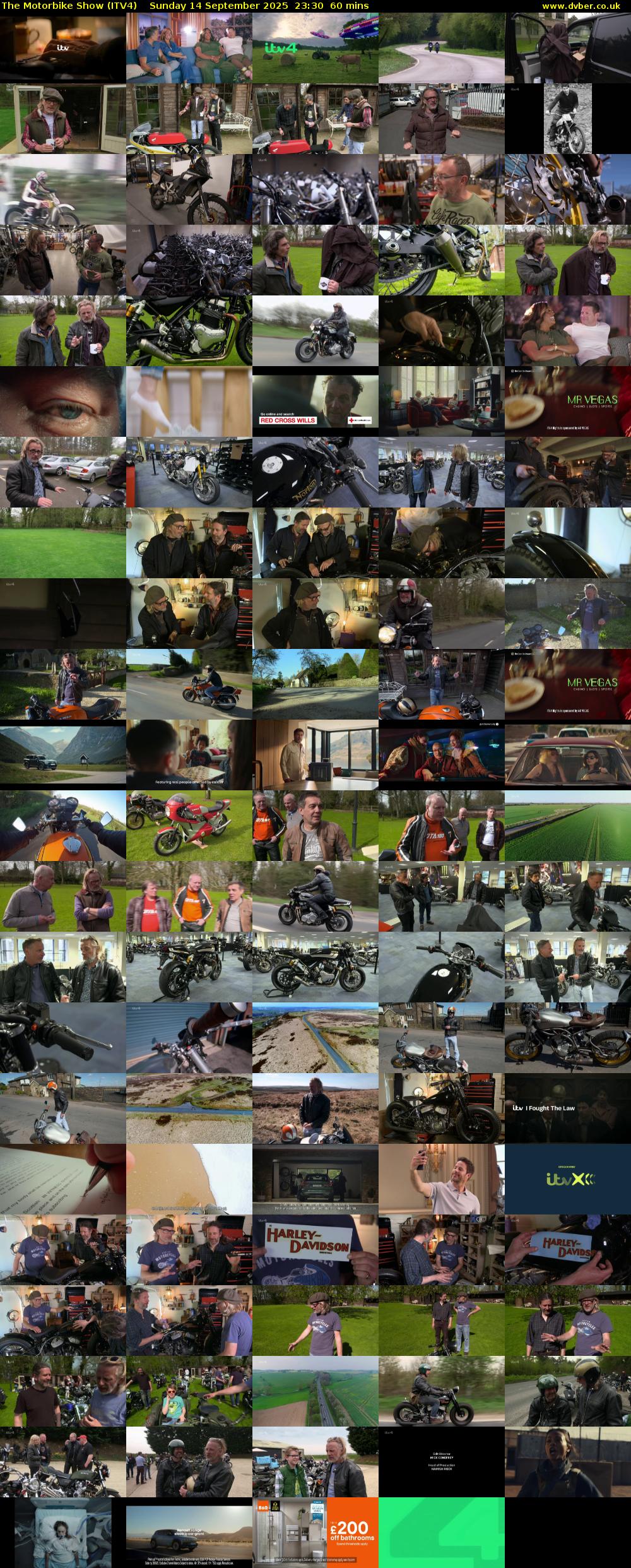 The Motorbike Show (ITV4) Sunday 14 September 2025 23:30 - 00:30