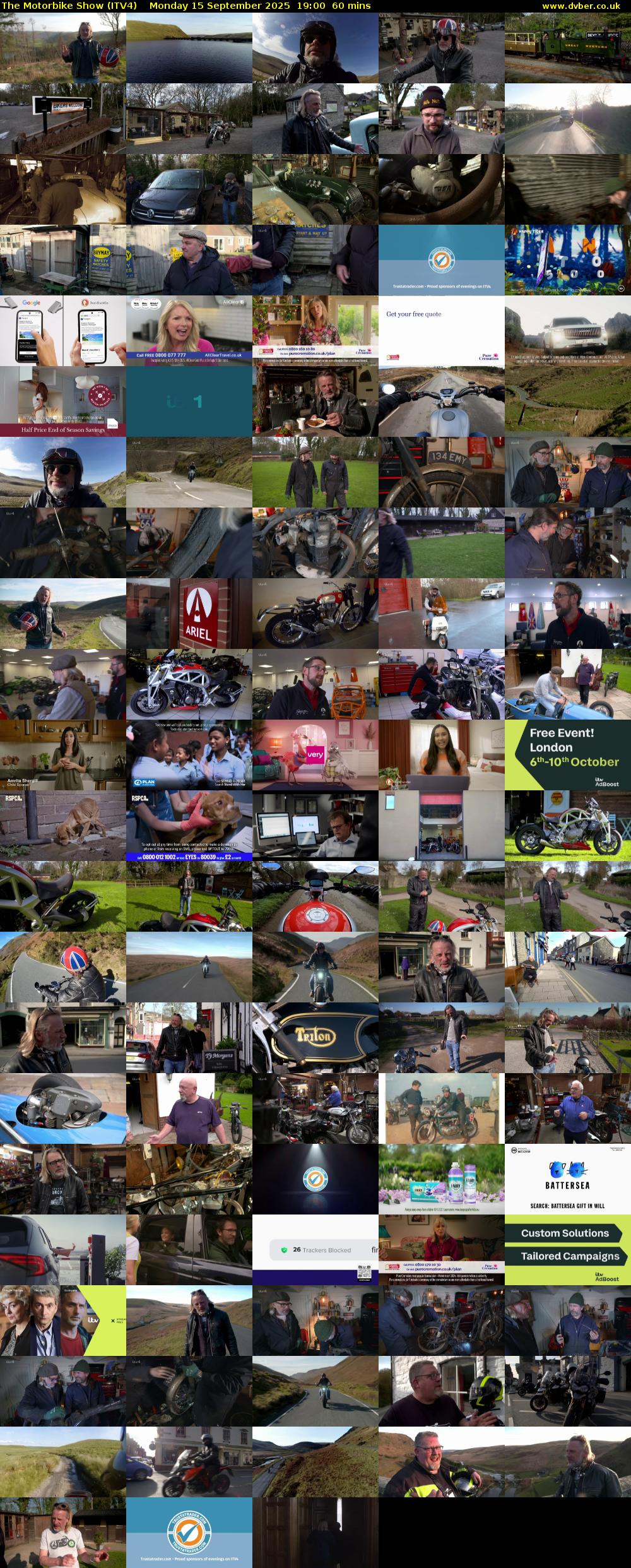The Motorbike Show (ITV4) Monday 15 September 2025 19:00 - 20:00