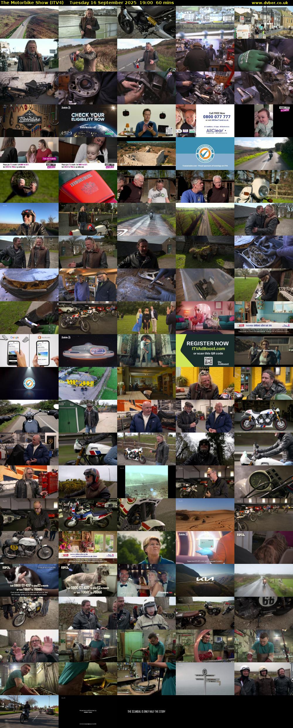 The Motorbike Show (ITV4) Tuesday 16 September 2025 19:00 - 20:00