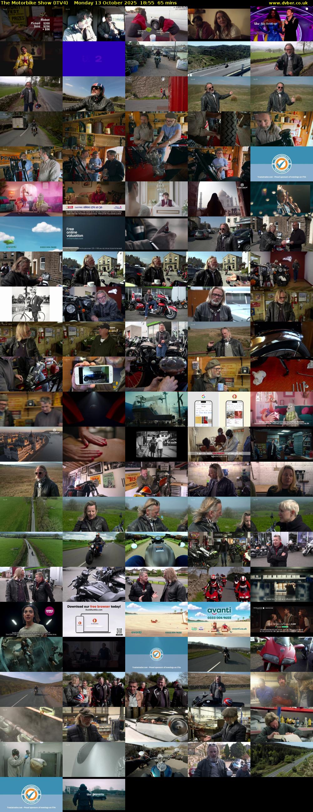 The Motorbike Show (ITV4) Monday 13 October 2025 18:55 - 20:00