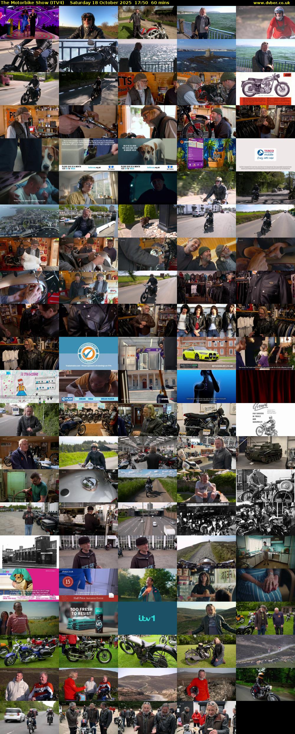 The Motorbike Show (ITV4) Saturday 18 October 2025 17:50 - 18:50