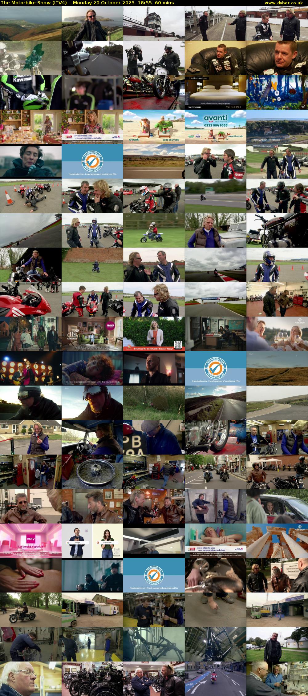 The Motorbike Show (ITV4) Monday 20 October 2025 18:55 - 19:55