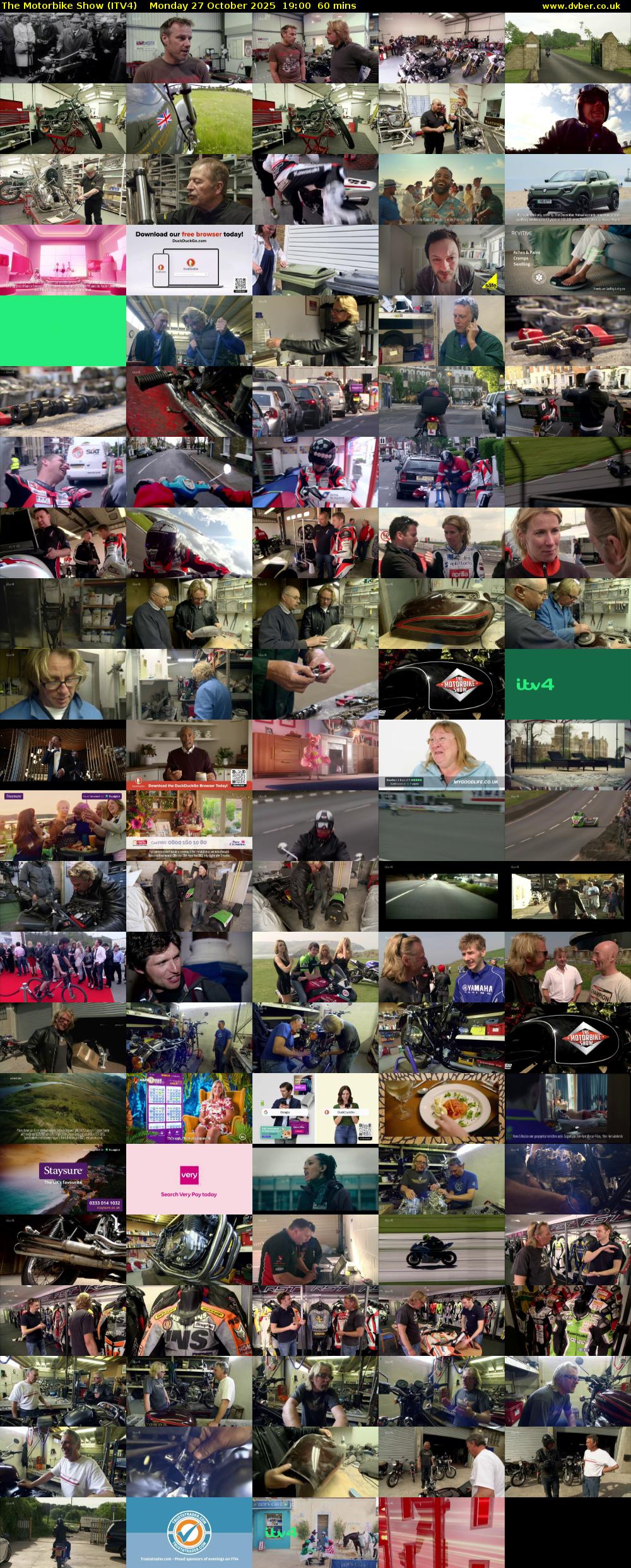 The Motorbike Show (ITV4) Monday 27 October 2025 19:00 - 20:00