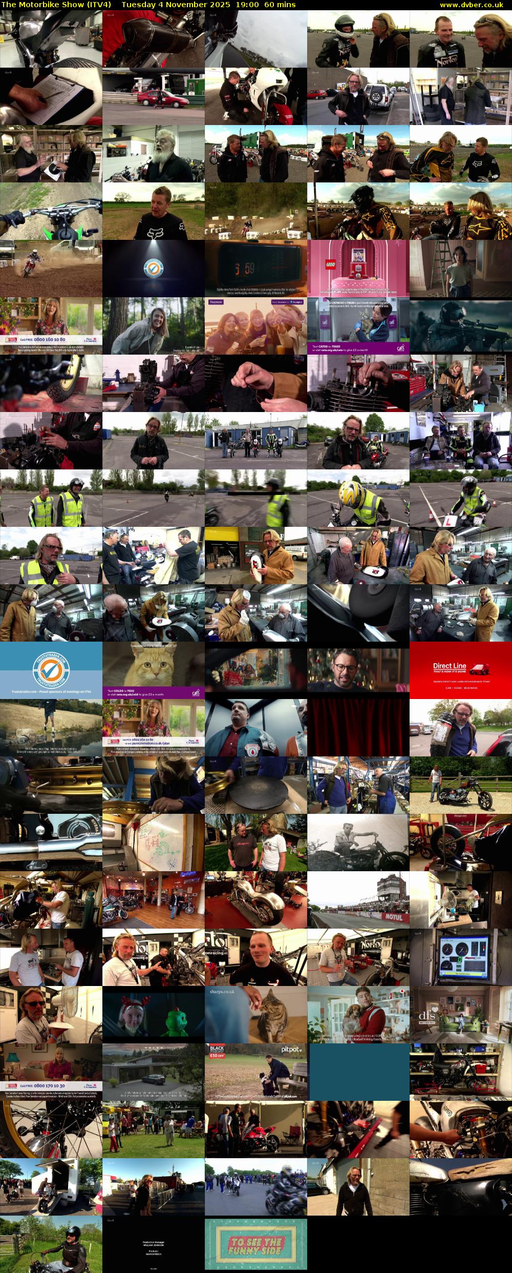 The Motorbike Show (ITV4) Tuesday 4 November 2025 19:00 - 20:00