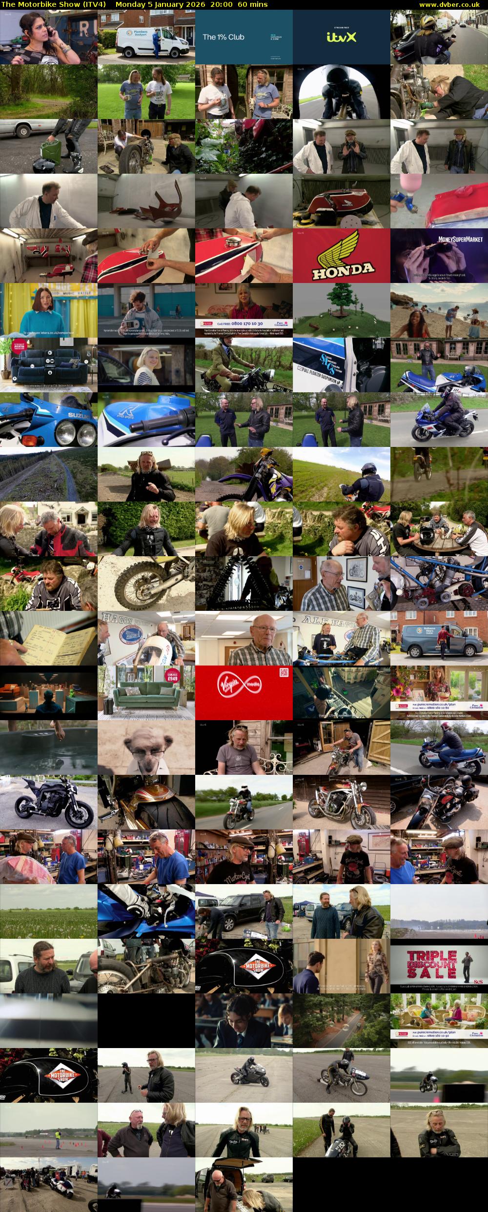 The Motorbike Show (ITV4) Monday 5 January 2026 20:00 - 21:00