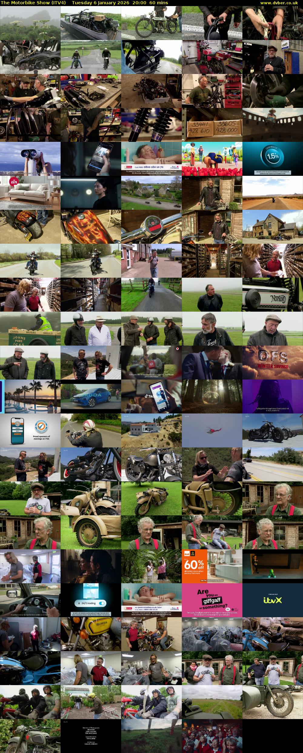 The Motorbike Show (ITV4) Tuesday 6 January 2026 20:00 - 21:00