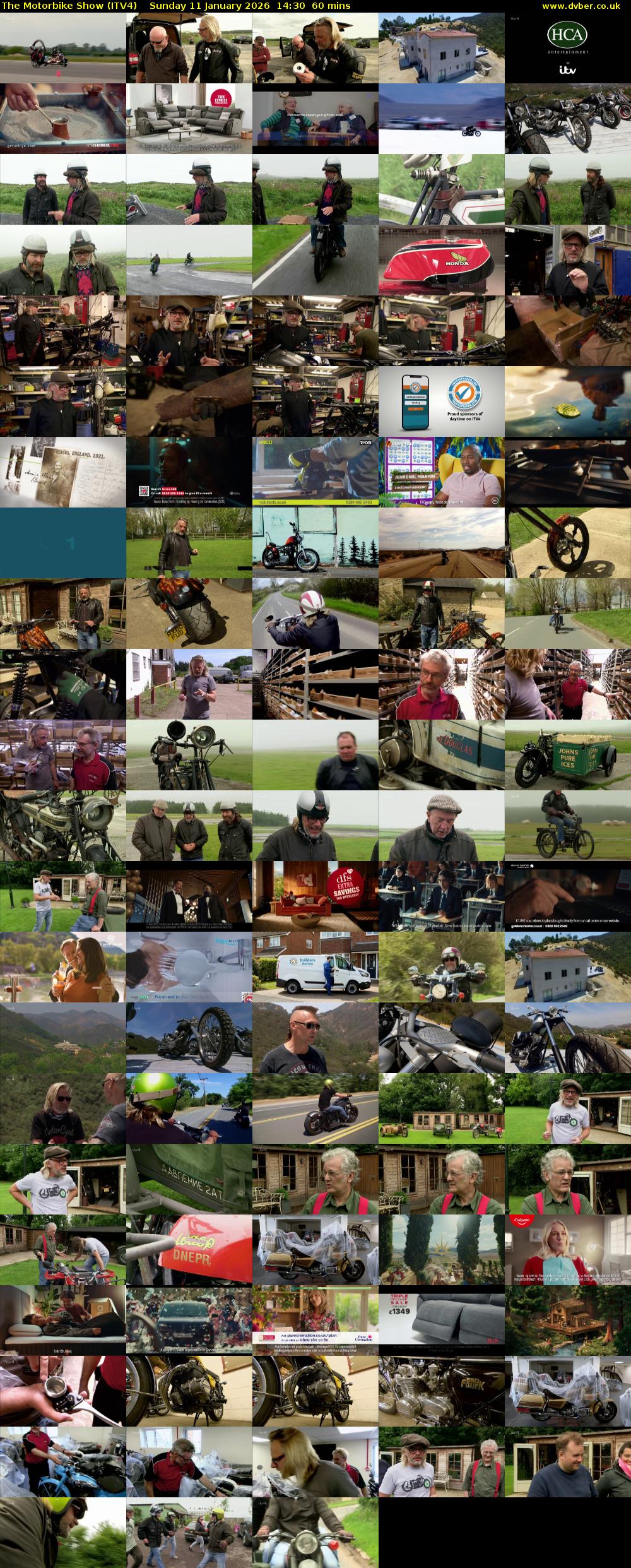 The Motorbike Show (ITV4) Sunday 11 January 2026 14:30 - 15:30