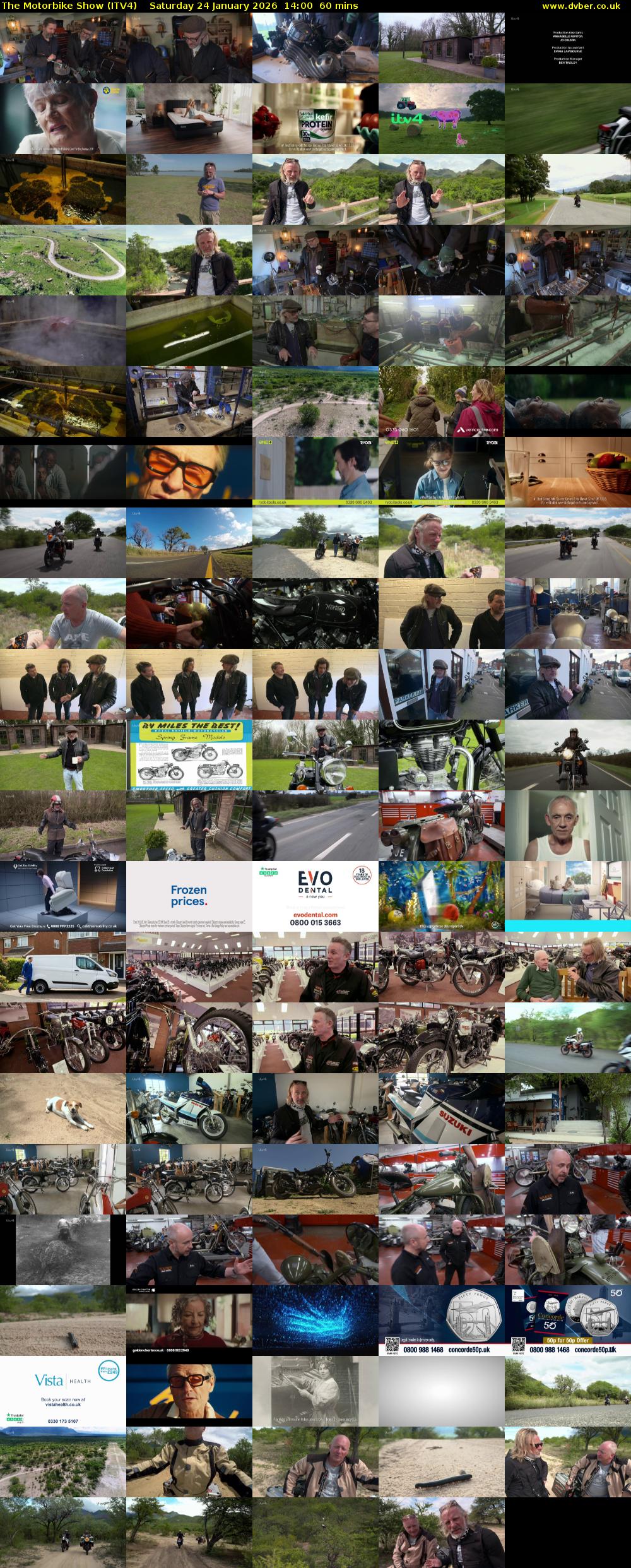 The Motorbike Show (ITV4) Saturday 24 January 2026 14:00 - 15:00