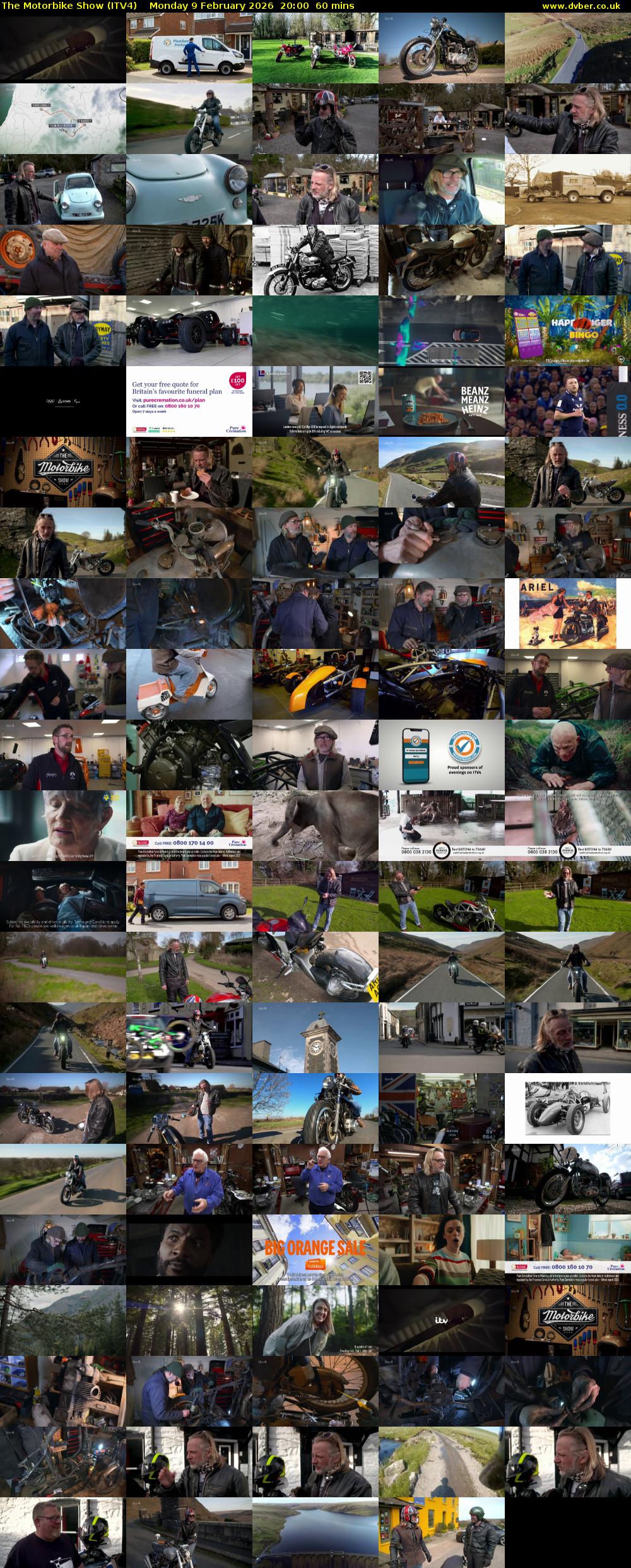 The Motorbike Show (ITV4) Monday 9 February 2026 20:00 - 21:00