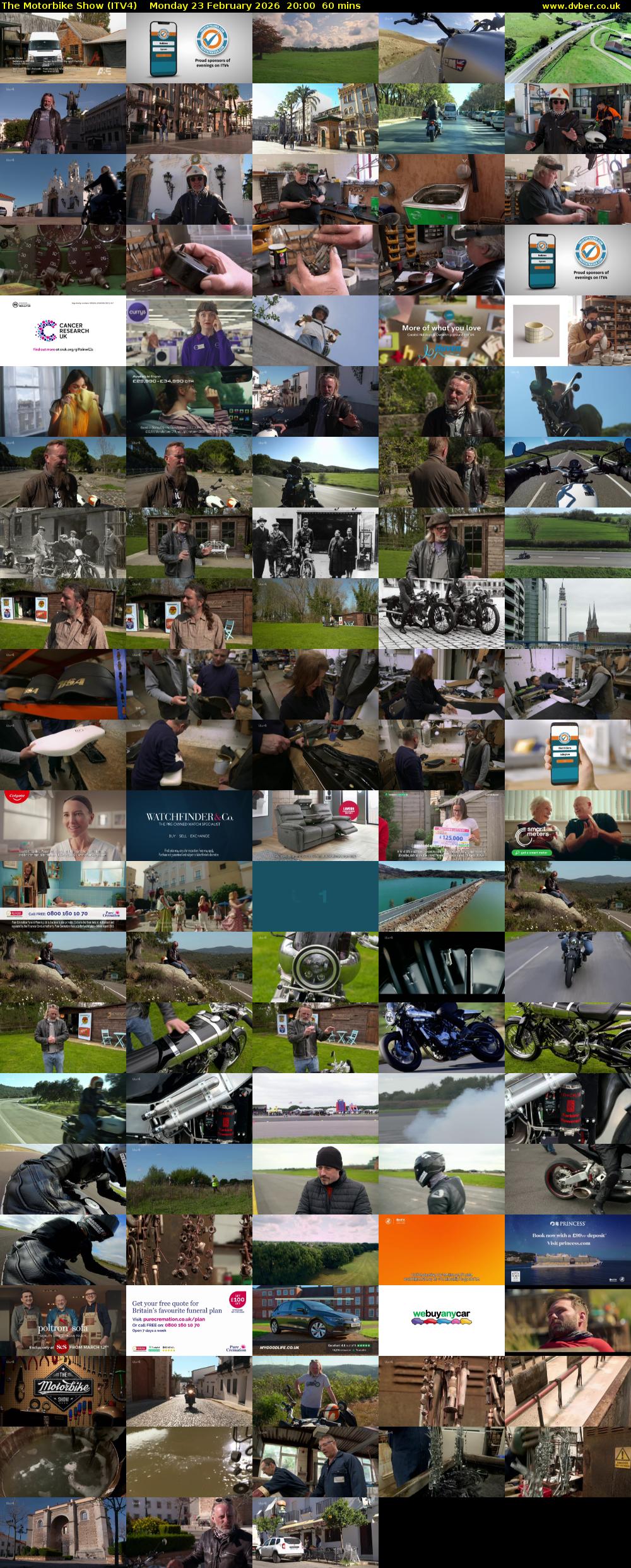 The Motorbike Show (ITV4) Monday 23 February 2026 20:00 - 21:00