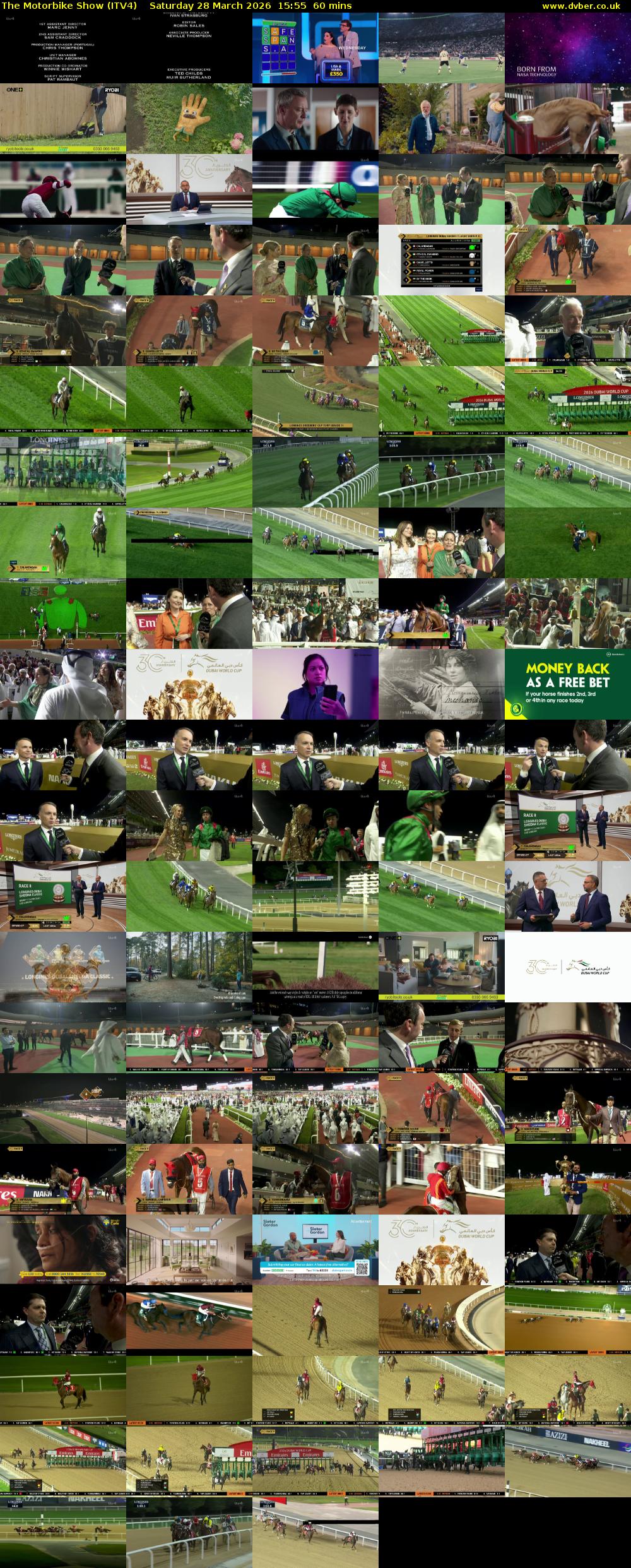 The Motorbike Show (ITV4) Saturday 28 March 2026 15:55 - 16:55