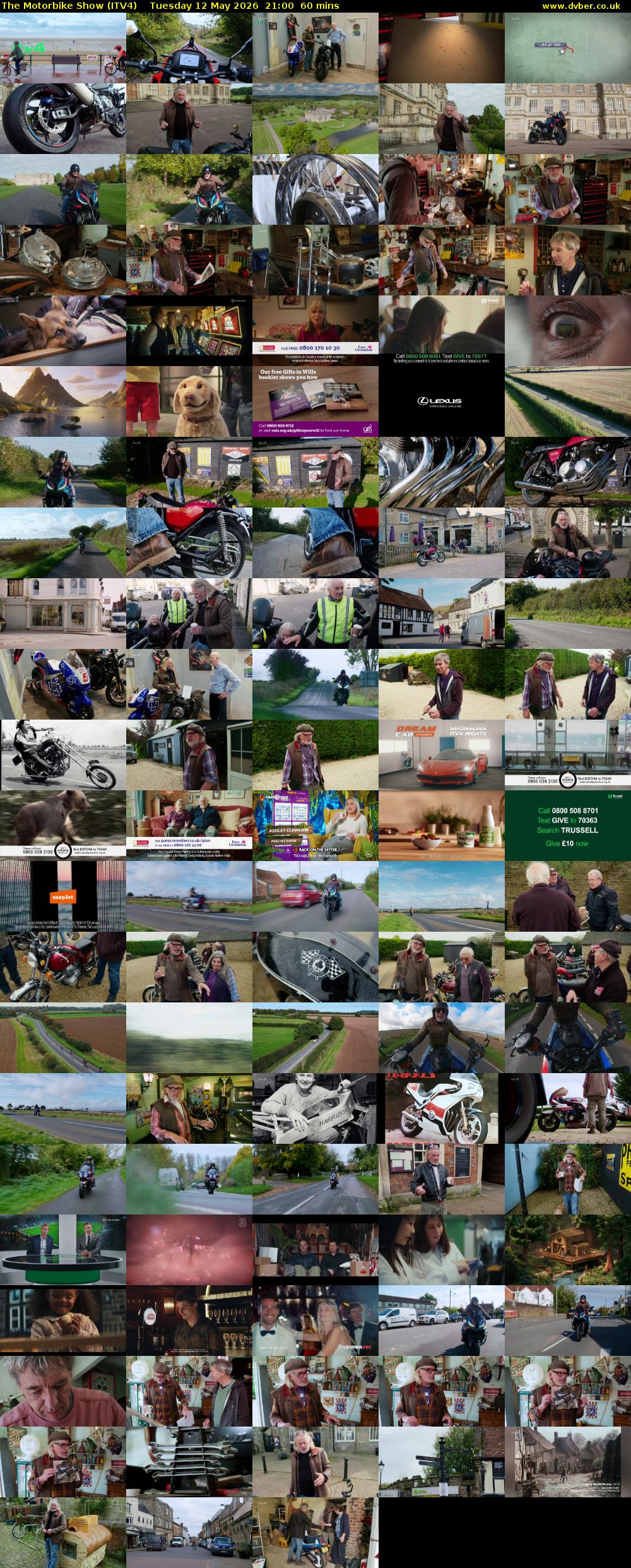 The Motorbike Show (ITV4) Tuesday 12 May 2026 21:00 - 22:00