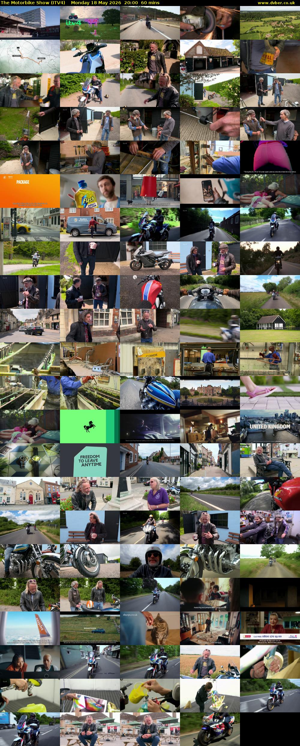 The Motorbike Show (ITV4) Monday 18 May 2026 20:00 - 21:00