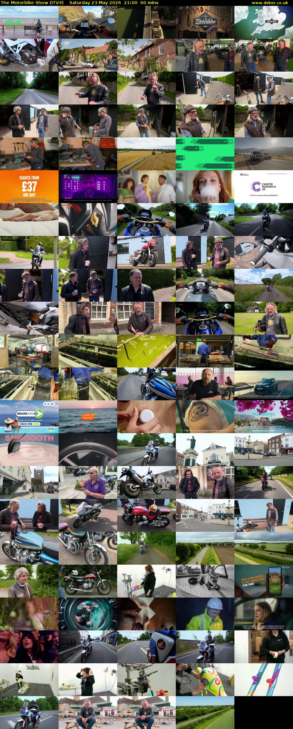The Motorbike Show (ITV4) Saturday 23 May 2026 21:00 - 22:00