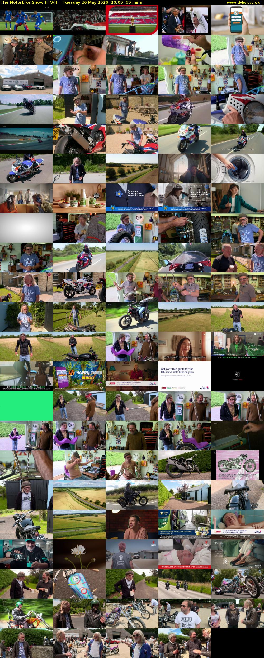 The Motorbike Show (ITV4) Tuesday 26 May 2026 20:00 - 21:00