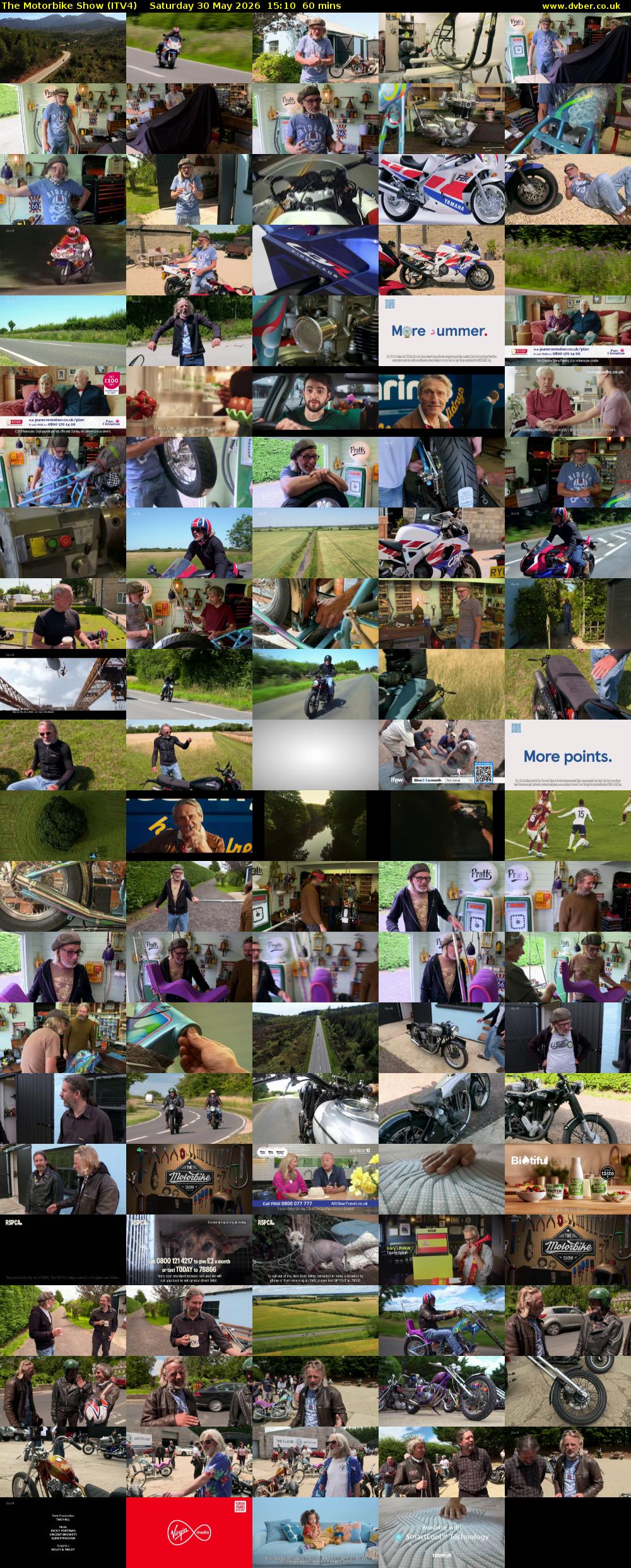 The Motorbike Show (ITV4) Saturday 30 May 2026 15:10 - 16:10