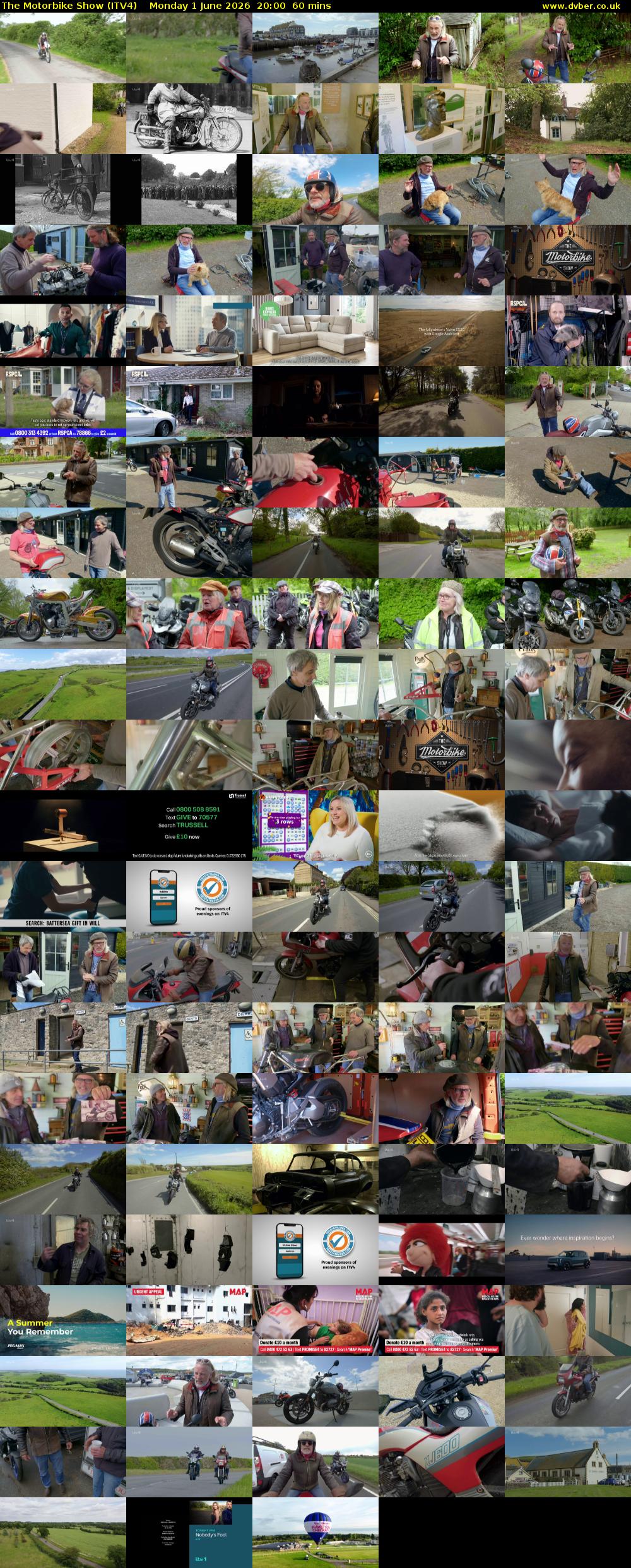 The Motorbike Show (ITV4) Monday 1 June 2026 20:00 - 21:00
