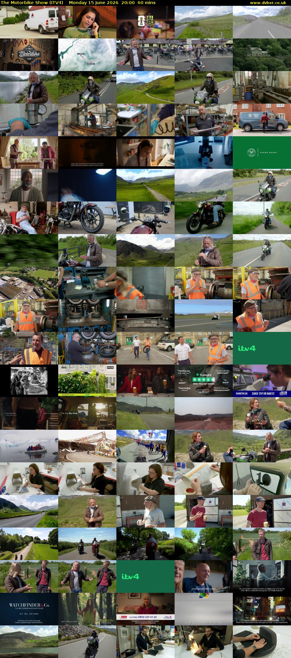The Motorbike Show (ITV4) Monday 15 June 2026 20:00 - 21:00