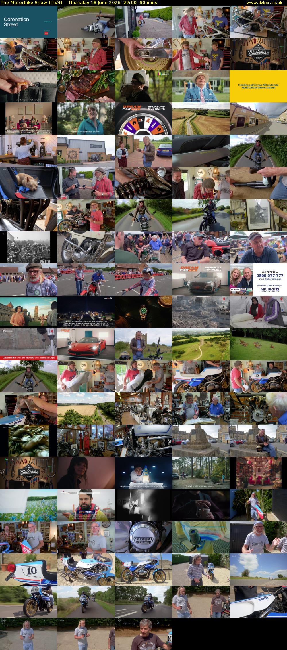 The Motorbike Show (ITV4) Thursday 18 June 2026 22:00 - 23:00
