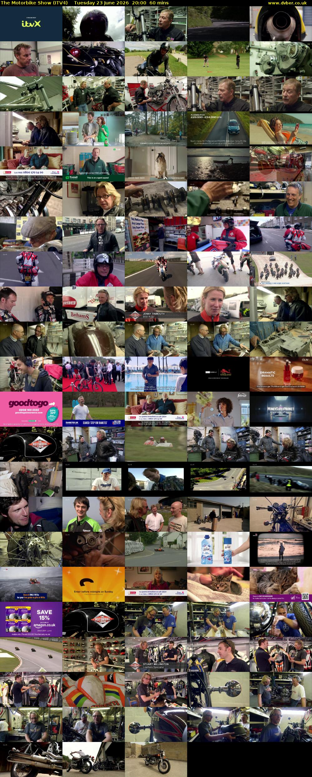 The Motorbike Show (ITV4) Tuesday 23 June 2026 20:00 - 21:00