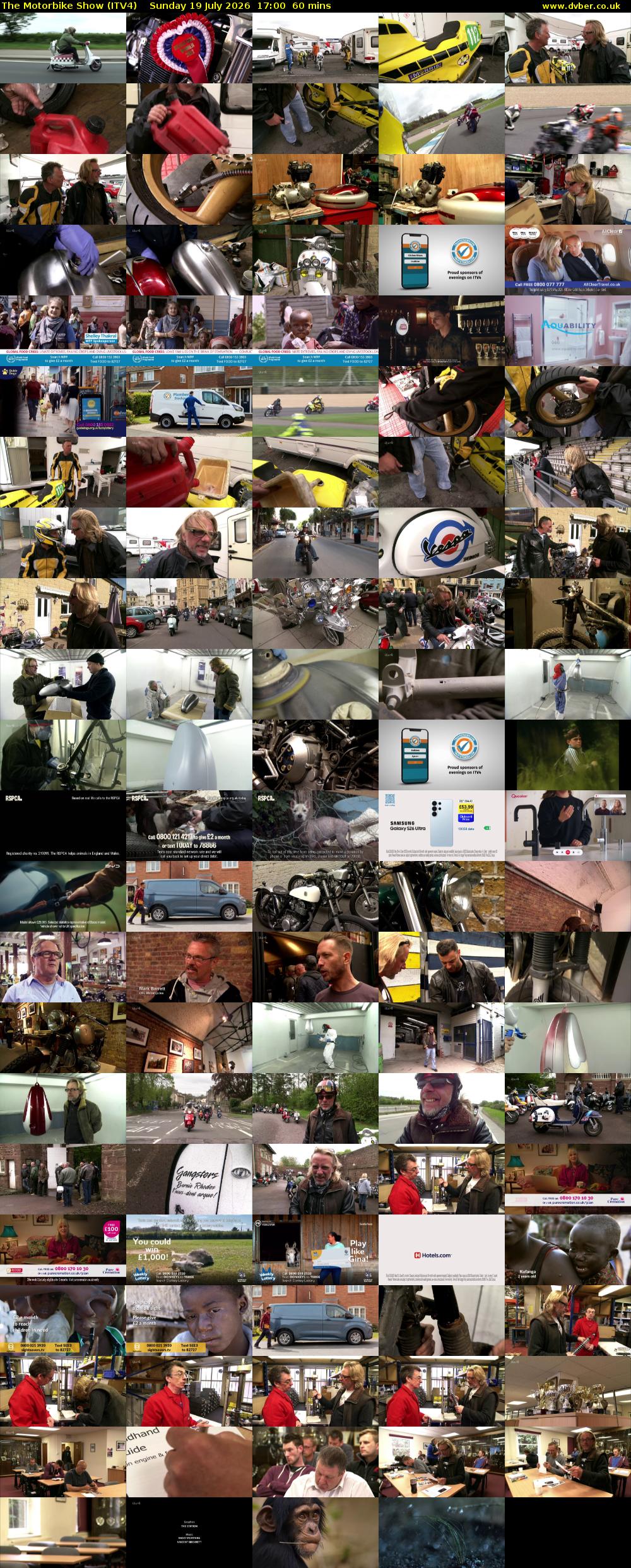 The Motorbike Show (ITV4) Sunday 19 July 2026 17:00 - 18:00