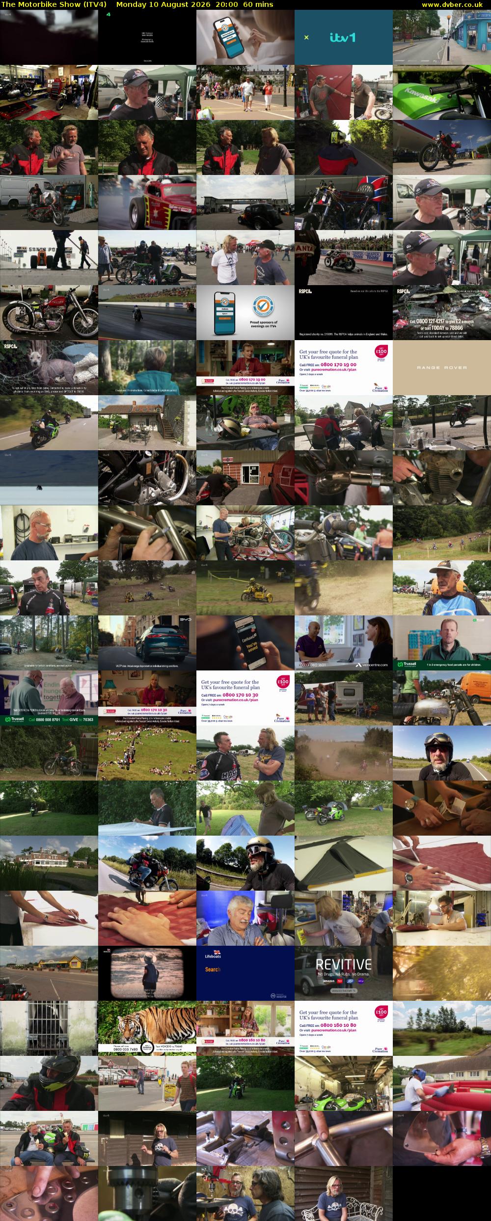 The Motorbike Show (ITV4) Monday 10 August 2026 20:00 - 21:00
