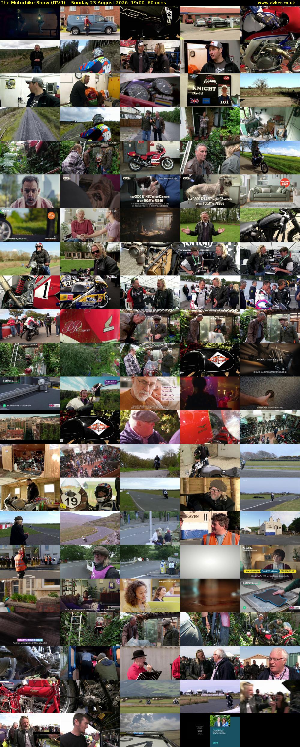The Motorbike Show (ITV4) Sunday 23 August 2026 19:00 - 20:00