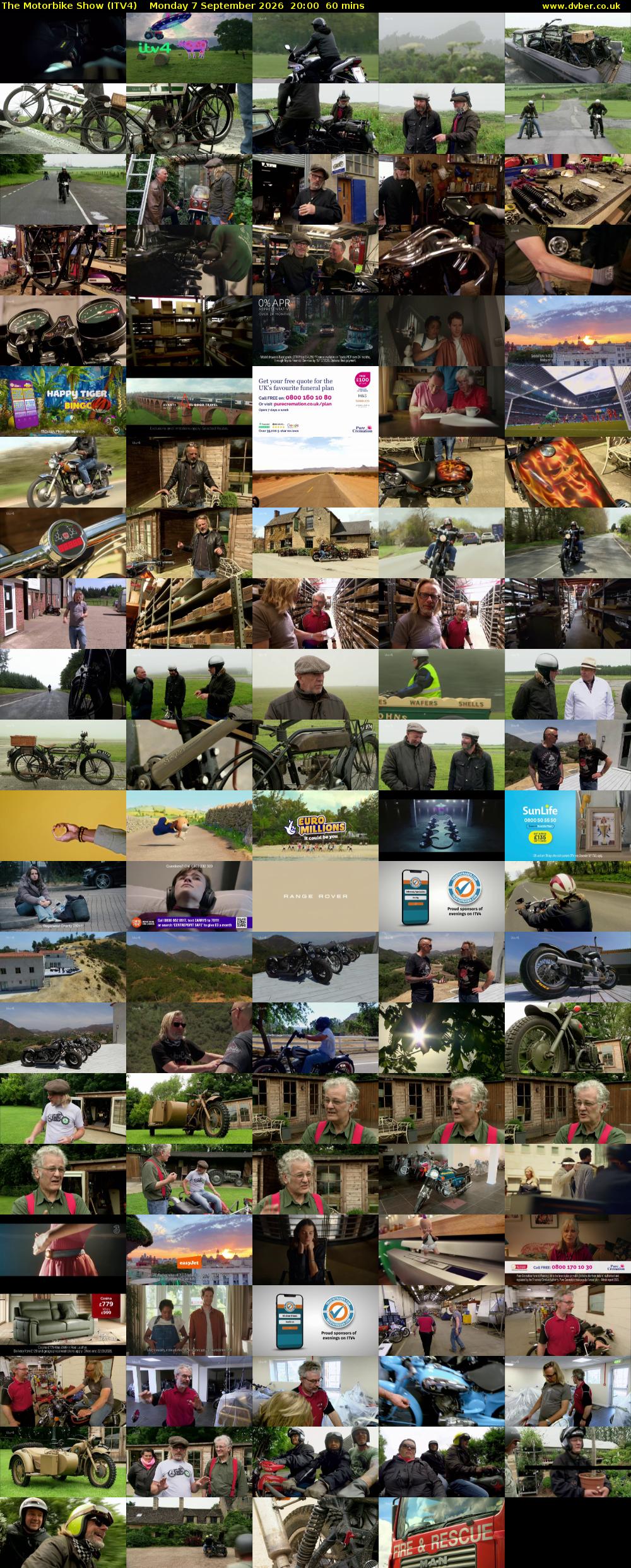 The Motorbike Show (ITV4) Monday 7 September 2026 20:00 - 21:00