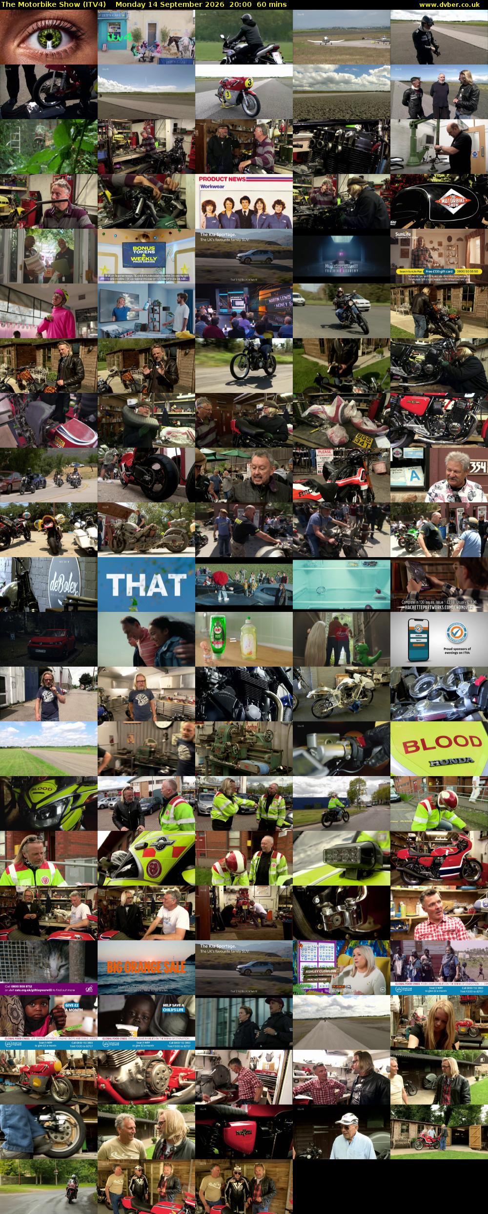The Motorbike Show (ITV4) Monday 14 September 2026 20:00 - 21:00