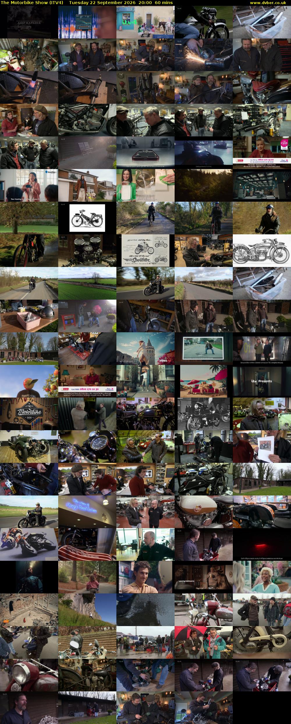 The Motorbike Show (ITV4) Tuesday 22 September 2026 20:00 - 21:00